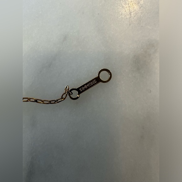 ANTIQUE Faceted Crystal Graduated Bead Necklace on Gold Chain - Picture 5 of 12